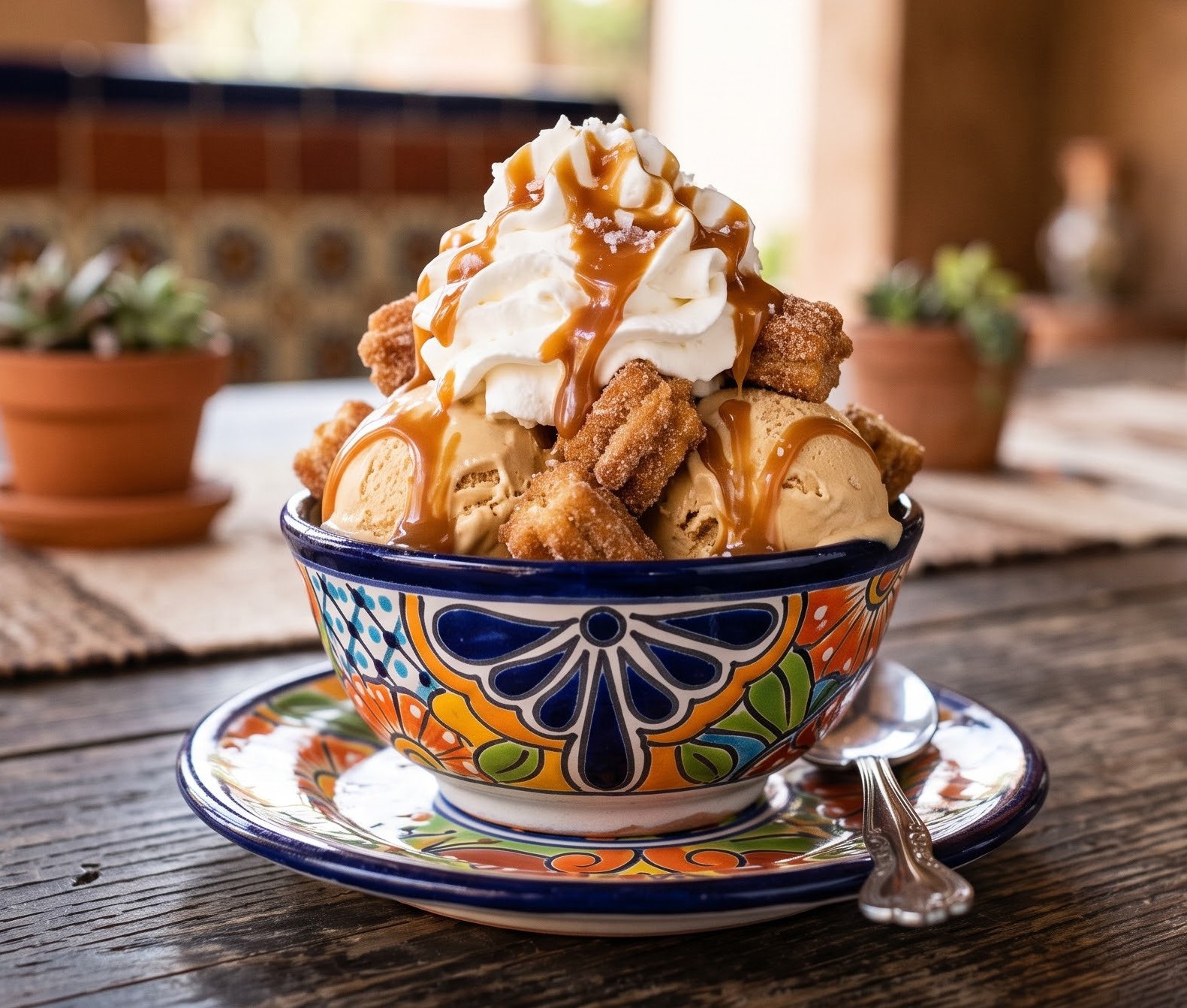 Dulce de leche sundae